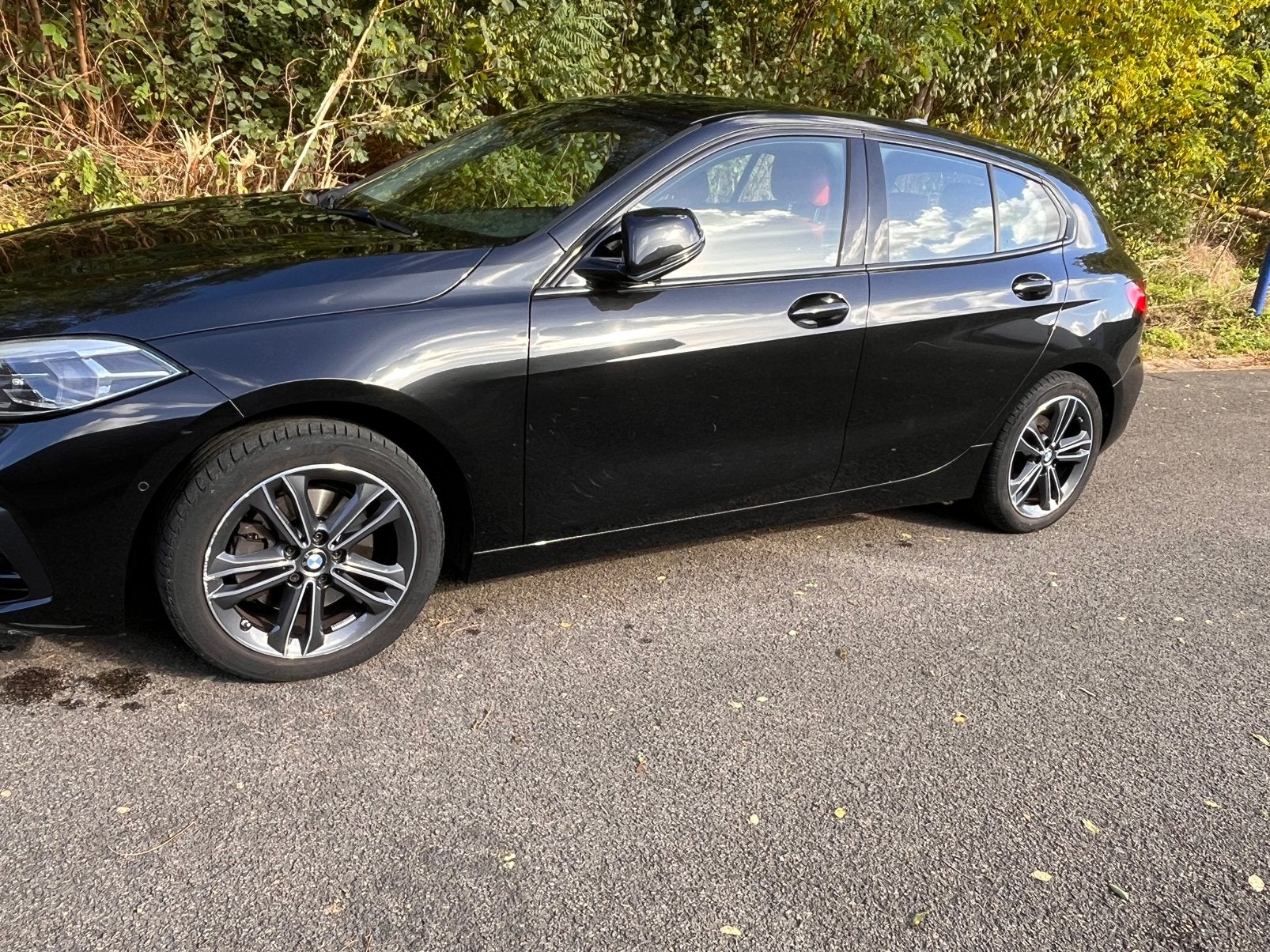 BMW 118, Auto's, Dealer onderhouden, 1 Reeks, Zwart, Leder