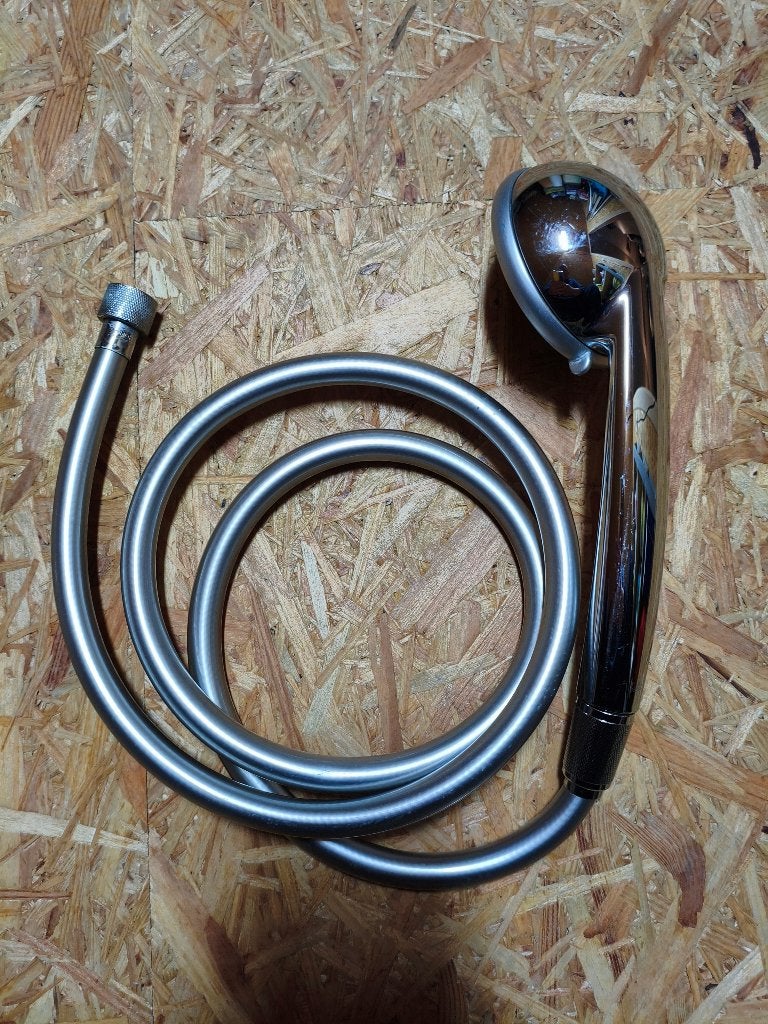 GROHE douchekop   + GROHE doucheslang 150 cm, Ophalen, Gebruikt, Chroom, Douche