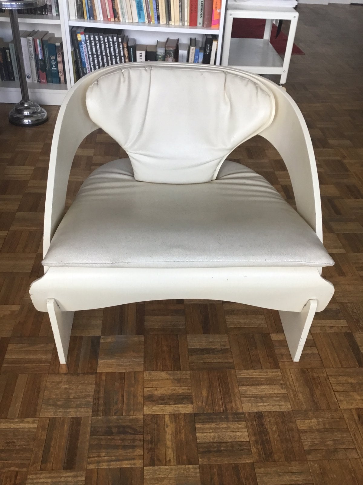 Joe Colombo plywood stoel model 4801 Kartell Italië 1960’s, Ophalen, Gebruikt, Eenpersoons, Minder dan 75 cm