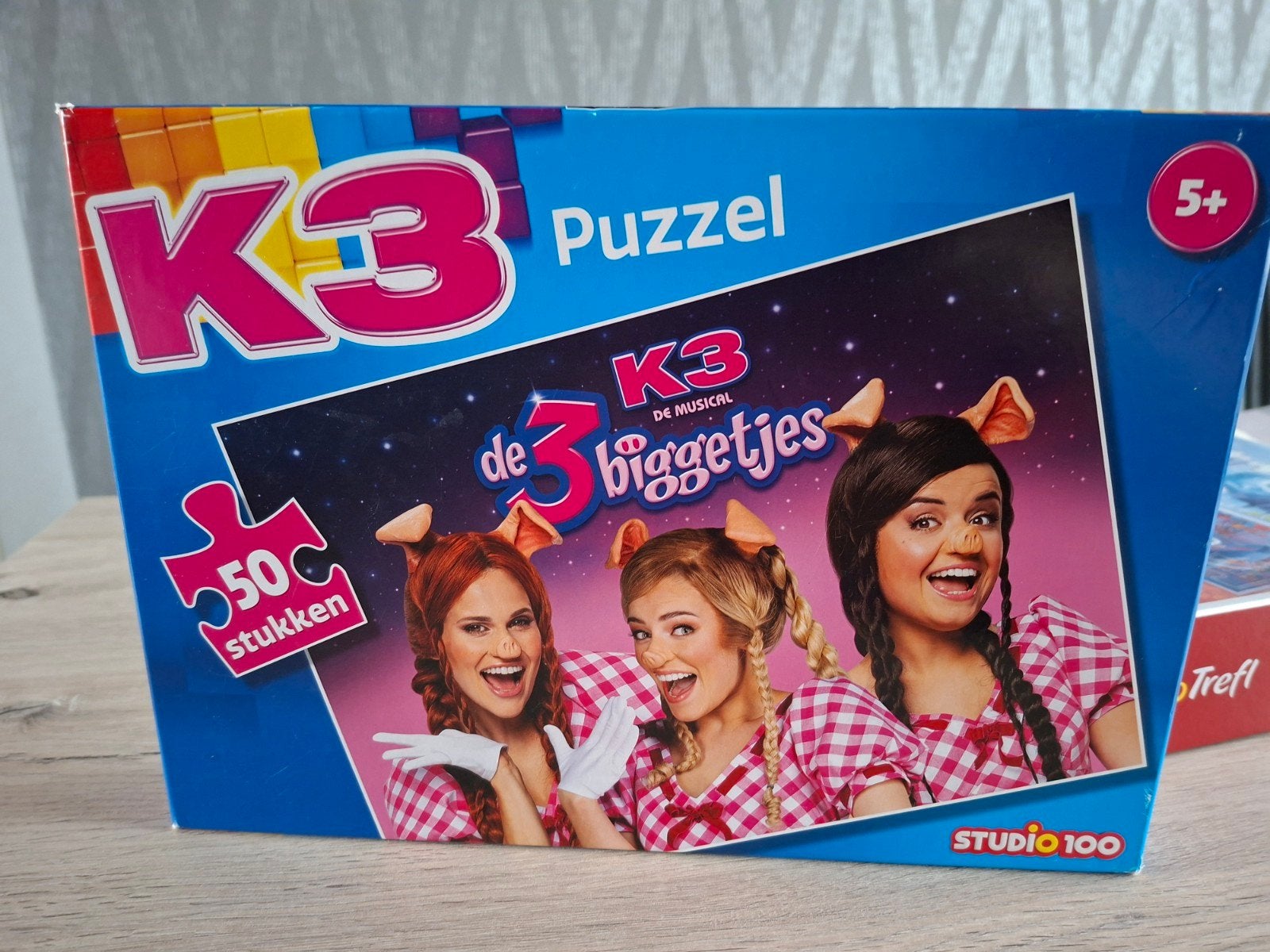 k3 puzzel 50s, Ophalen, 10 tot 50 stukjes, Gebruikt, 4 tot 6 jaar