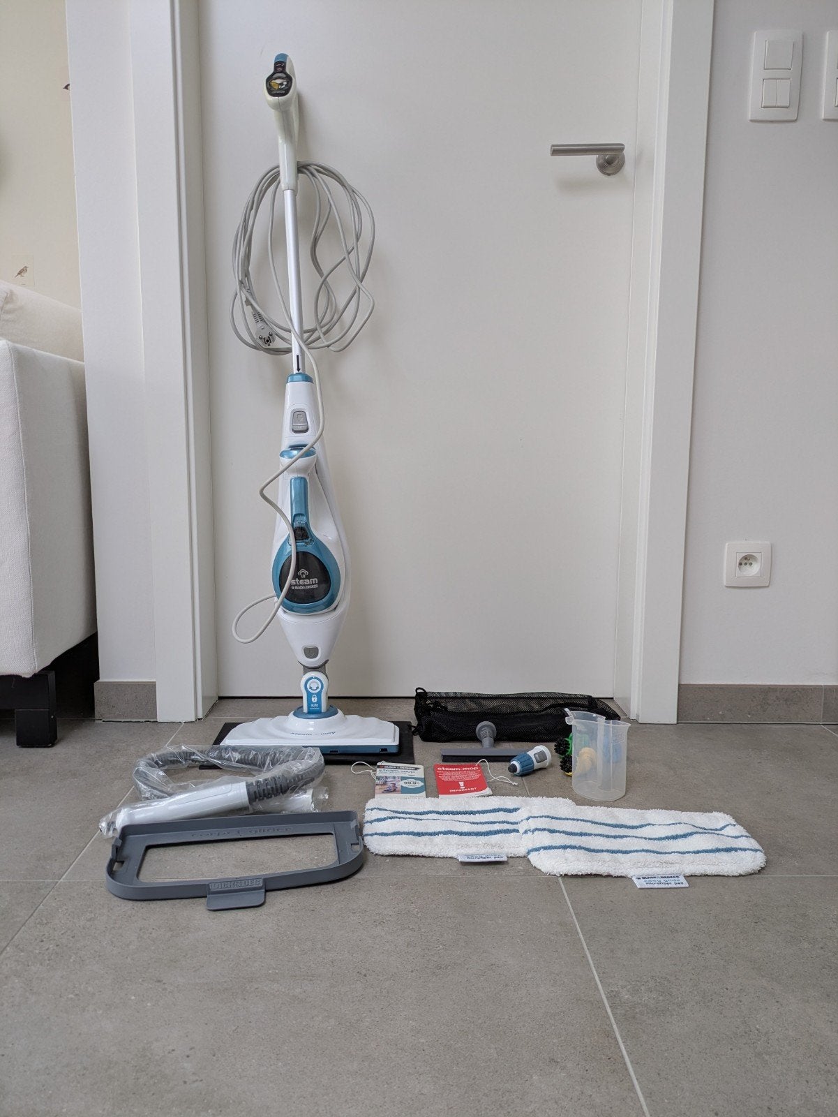 Stoomreiniger van Black & Decker, amper gebruikt, Enlèvement, Comme neuf, Nettoyeur à vapeur