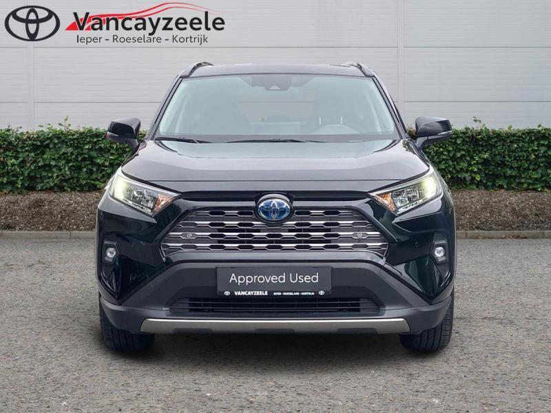 Toyota RAV-4 Dynamic Plus+cam+nav+sens V+A, Auto's, Toyota, 161 kW, Zwart, 5 deurs, Hybride Elektrisch/Benzine