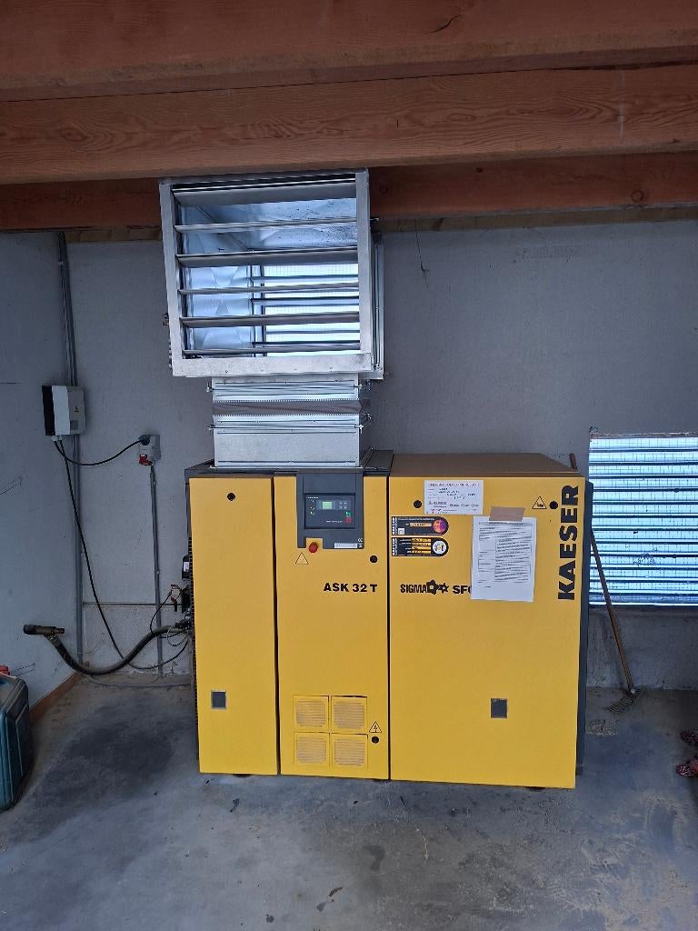 Compresseur KAESER ASK 32T SFC, Enlèvement, 100 litres ou plus, 800 litres/min ou plus, Utilisé