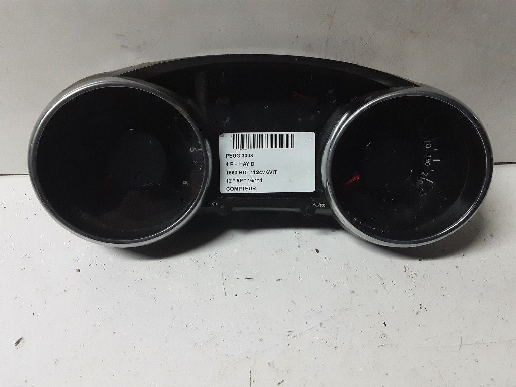 COMPTEUR DE VITESSE Peugeot 3008 I (0U / HU) (9666625680), Autos : Pièces & Accessoires, Mevr. I. Hauben, Utilisé, Rue de l'Espoir 34 34
4030  GRIVEGNÉE, BE