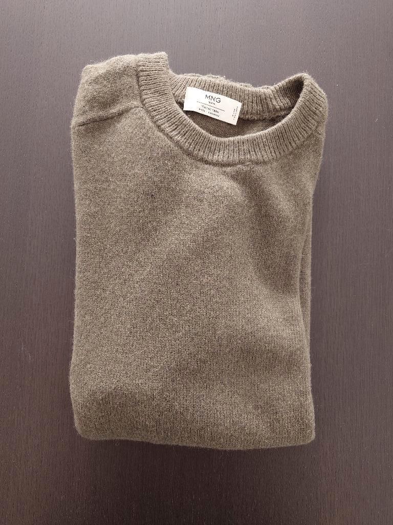 Mango pull size L wool/cashmere blend, Taille 52/54 (L), Vert, Porté, Enlèvement ou Envoi