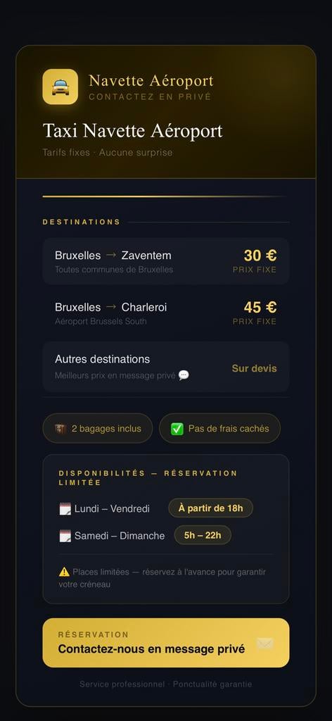 Taxi meilleur prix, Autos, Particulier, Achat