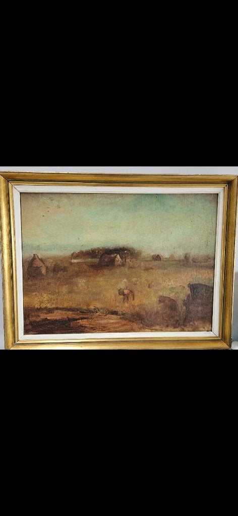 Floris Jespers tableau 55 x 75 cm, Antiek en Kunst, Ophalen, Landschap
