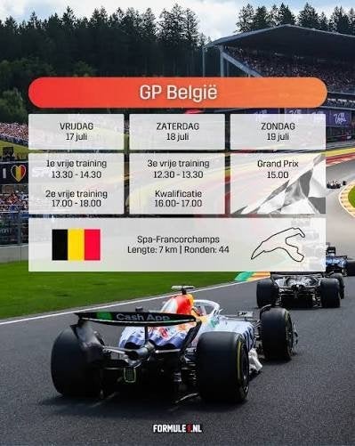 GP de Belgique : 2 billets, or, 7, stand : samedi 18 juillet, Juillet