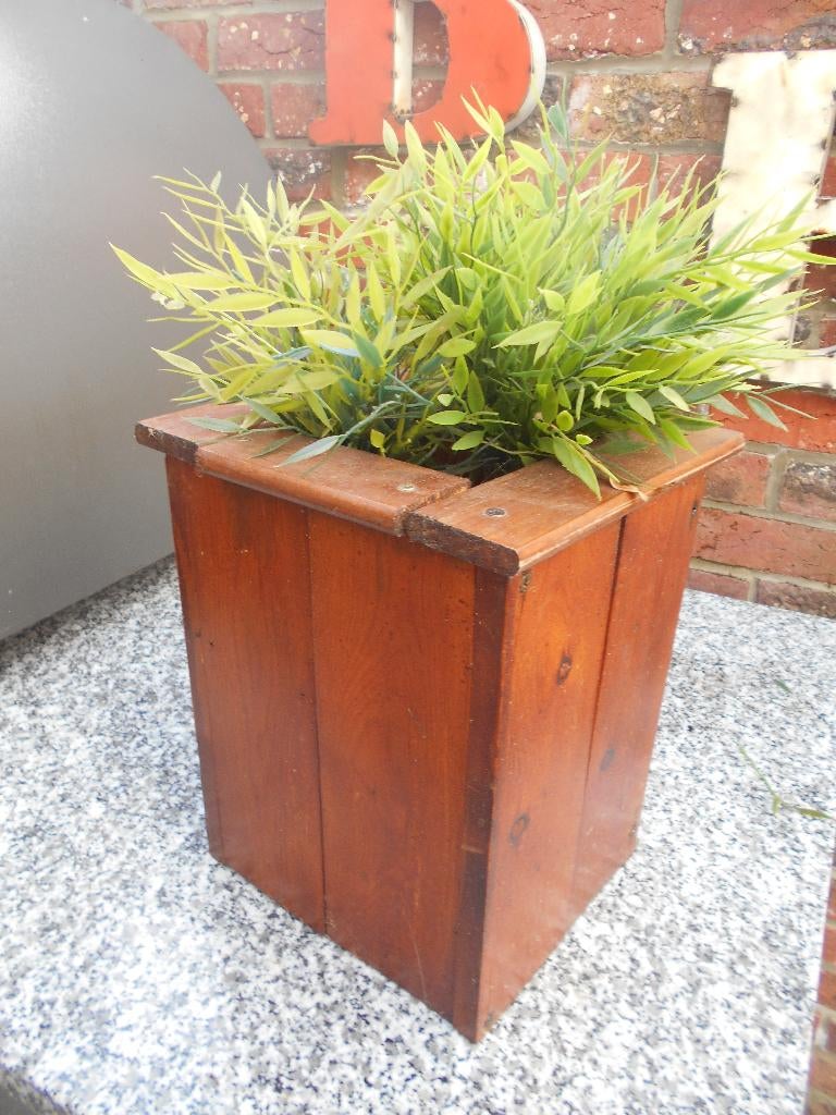JARDINIERE EN BOIS TRAITE, Comme neuf, 30 à 60 cm, Enlèvement, Rectangulaire