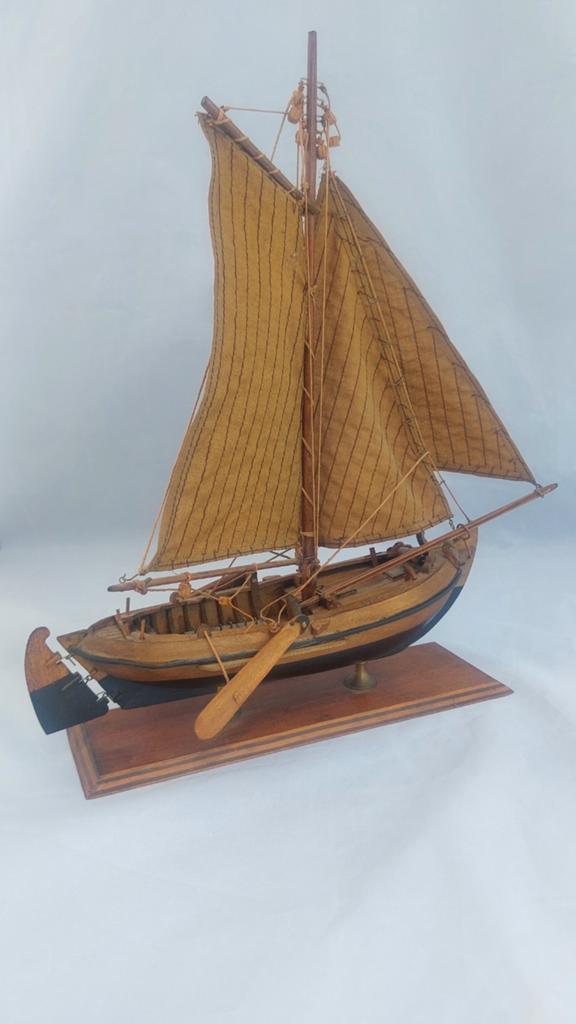 Modèle en bois magnifiquement détaillé Zuiderzee Botter — Ha, Enlèvement ou Envoi