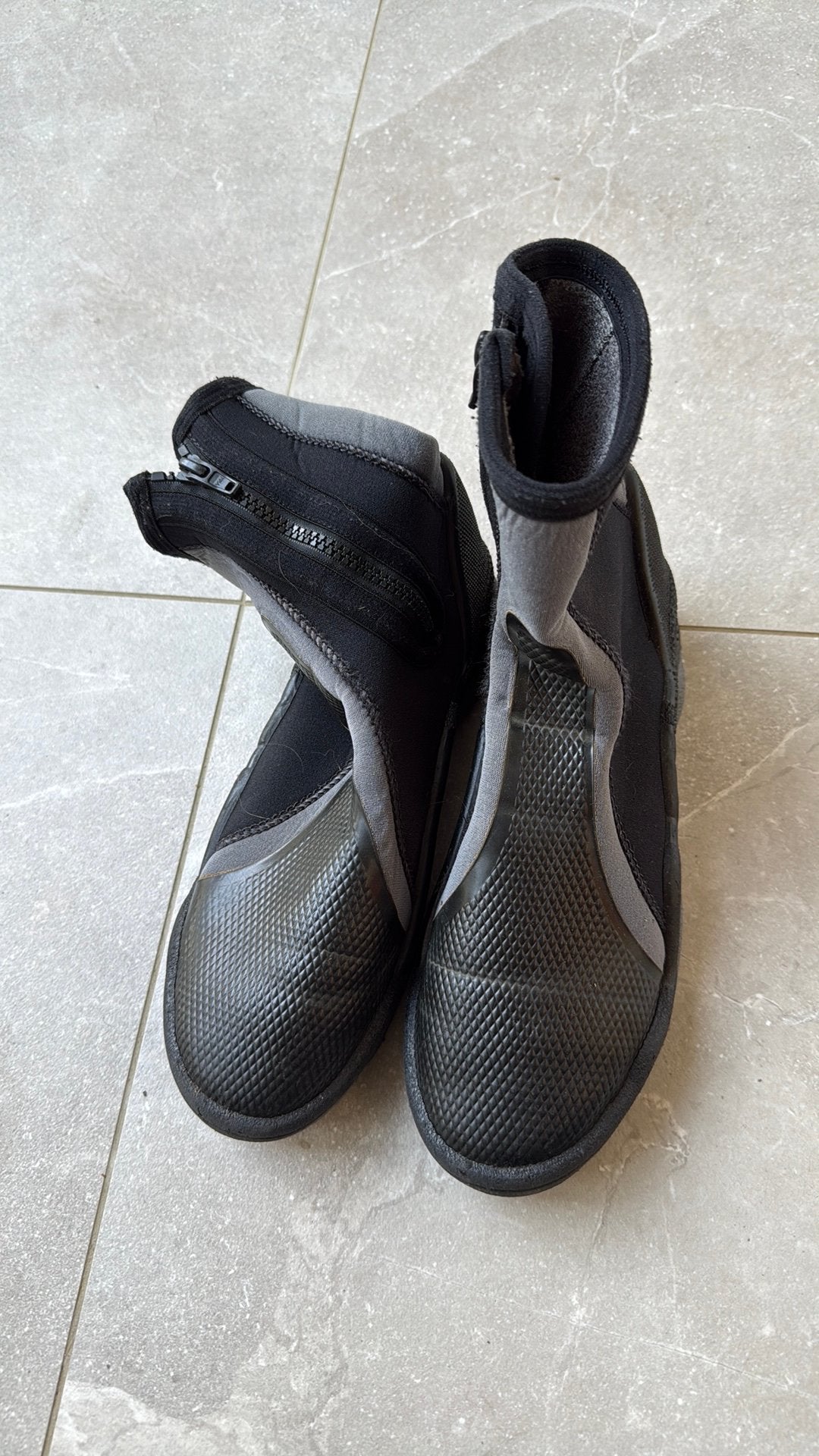 Duikbottten maat L mares seaboot, Ophalen, Gebruikt, Duikpak