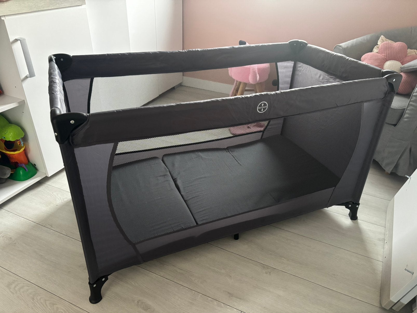 Reisbedje met matras en muggennet, Kinderen en Baby's, Ophalen, Gebruikt, Reisbedje