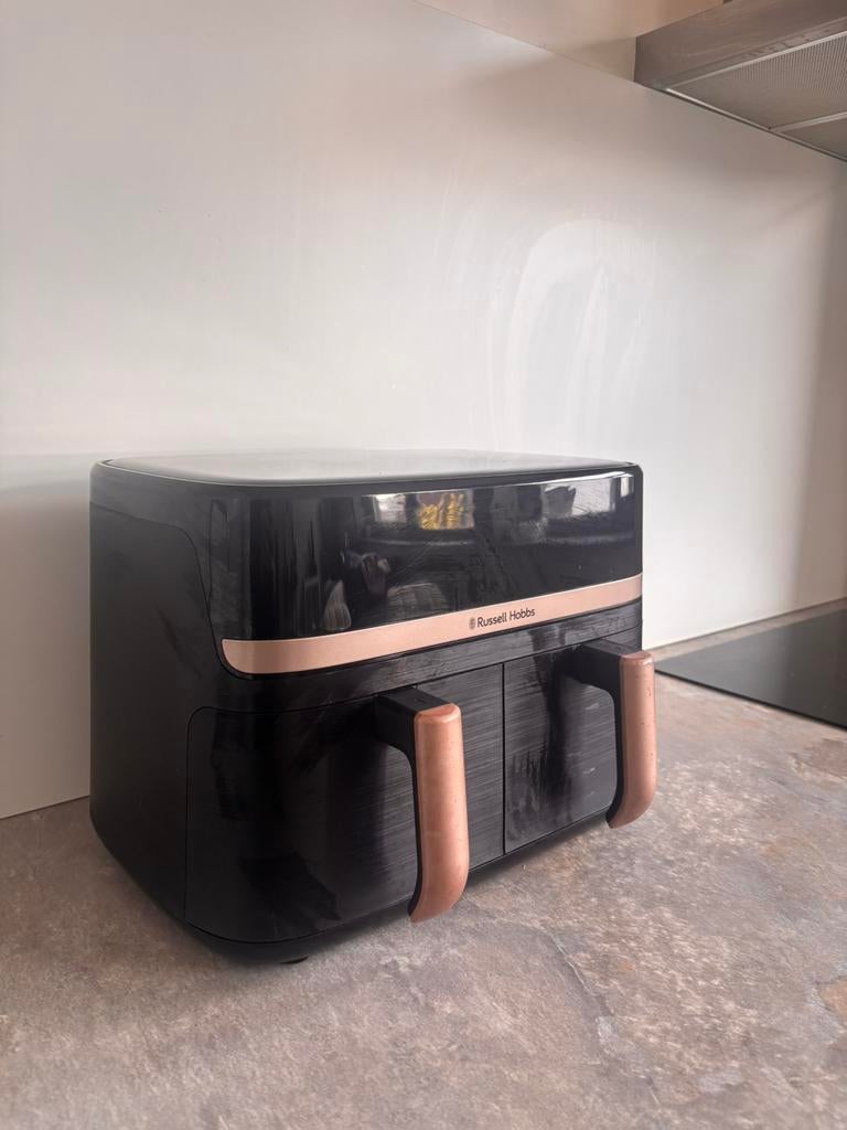 Airfryer met twee manden, Elektronische apparatuur, Ophalen, Zo goed als nieuw, Airfryer