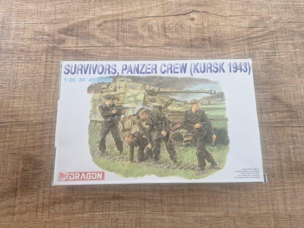 Dragon 1/35 Survivors Panzer Crew Kursk 1943, Enlèvement ou Envoi, Neuf, 1:35 à 1:50, Personnage ou Figurines