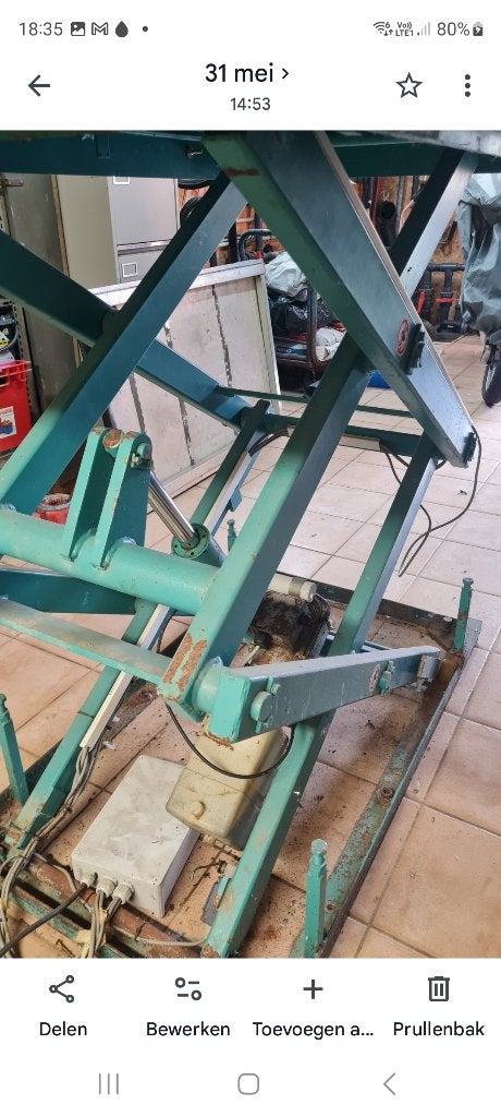 motor schaarbrug of lift, Doe-het-zelf en Bouw, Ophalen, Gebruikt