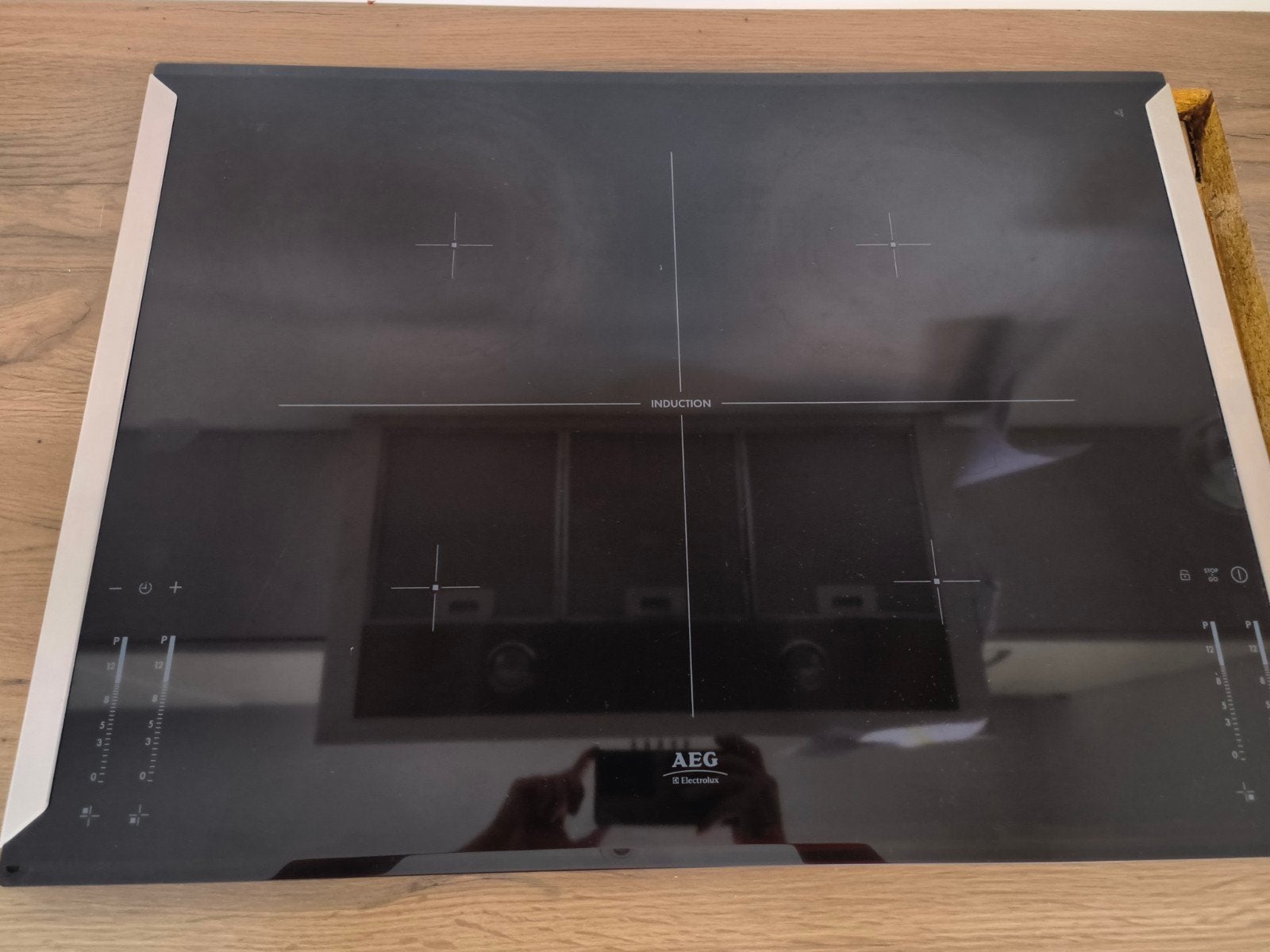 AEG inductie kookplaat 71cm zonevrij koken, Elektronische apparatuur, Kookplaten, Ophalen, Inductie