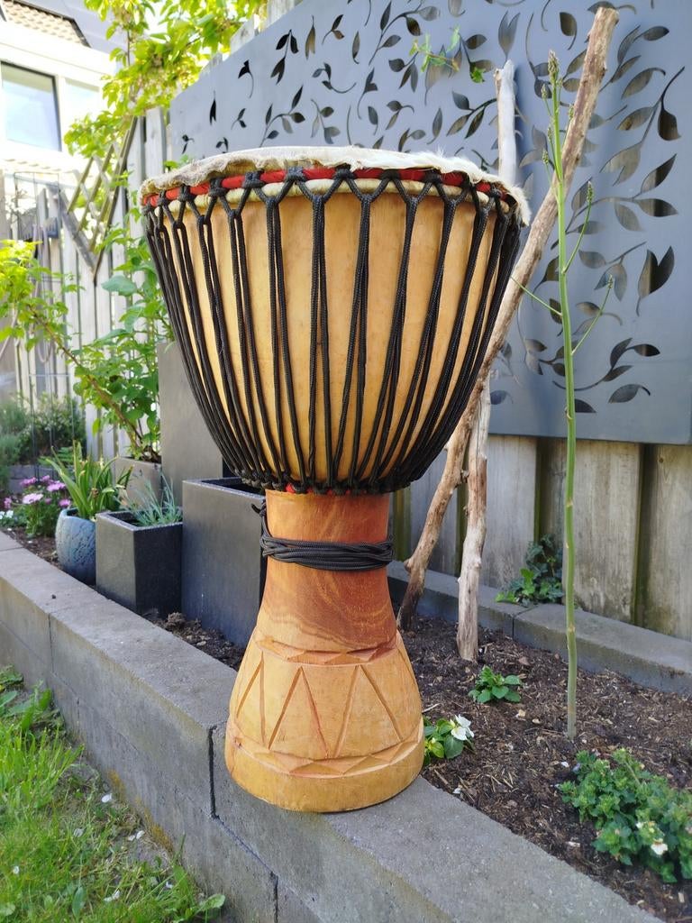 Djembe met kwaliteits draagtas, Enlèvement