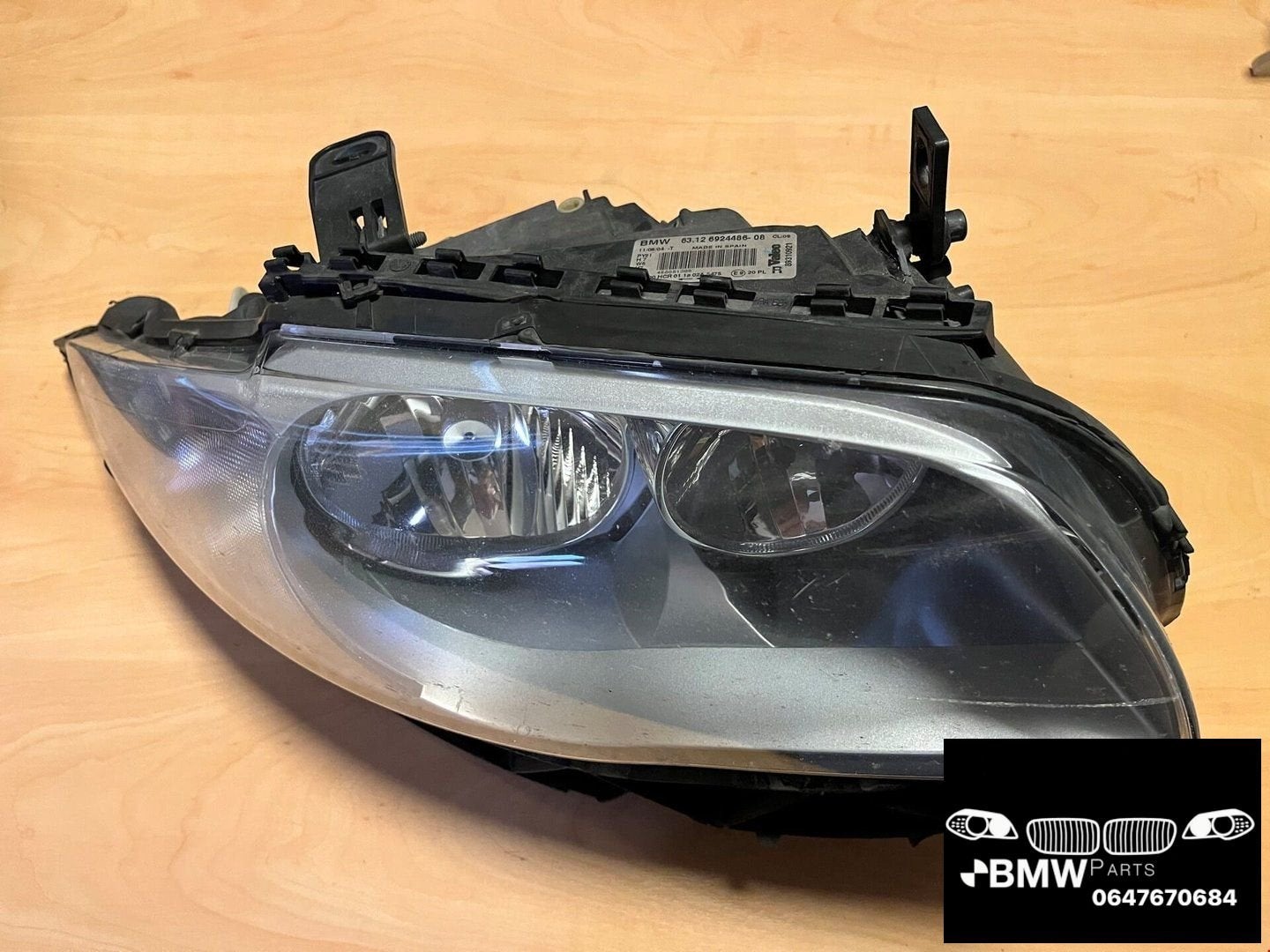 Koplamp RV halogeen Bmw 1-Serie E87 2004 - 2007 OEM, Auto-onderdelen, Gebruikt, -, -, Ophalen of Verzenden