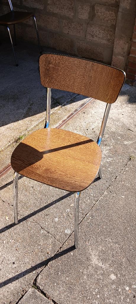 keukenstoelen, 4 stuks, nieuw, Ophalen, Bruin, Zo goed als nieuw, Vier