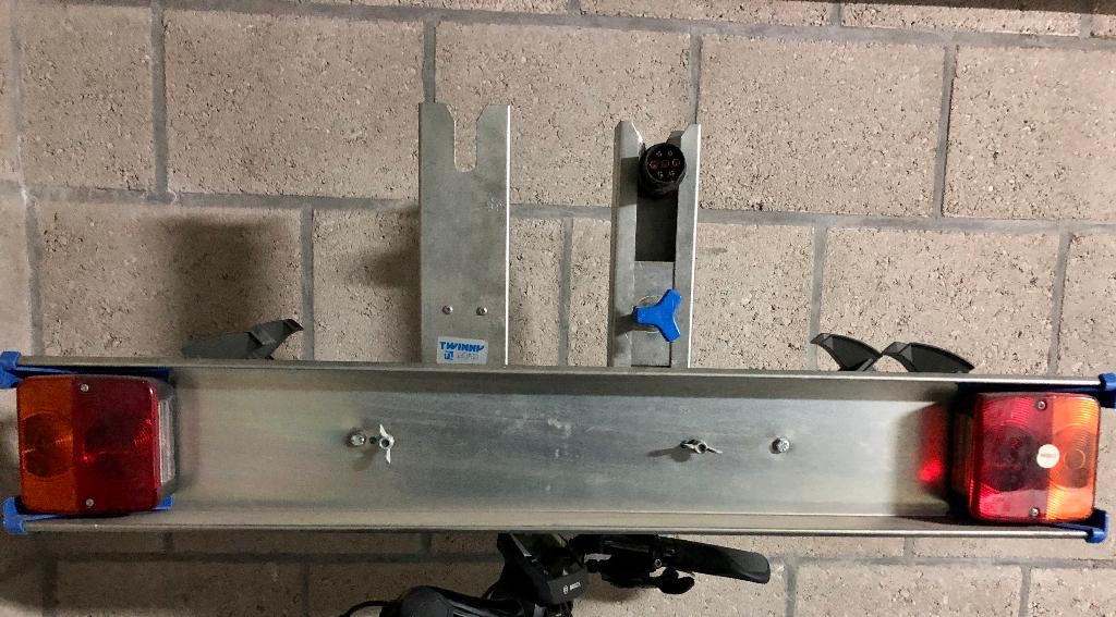 Fietsendrager, Ophalen, 2 fietsen, Gebruikt, Trekhaakdrager