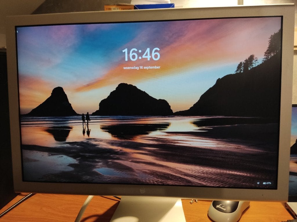Écran cinéma Apple 20 pouces A1081, IPS, Enlèvement ou Envoi, Utilisé, Apple
