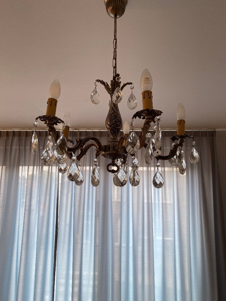 Kroonluchter, Ophalen