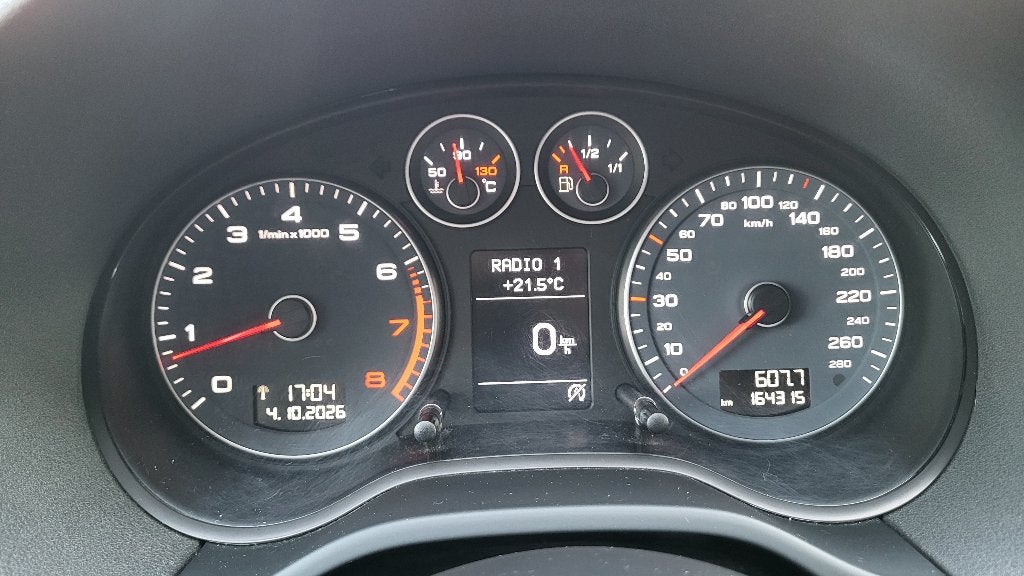 Audi A3 1.2 Benzine Euro 5 van 2010 met 163.000 km GEKEURD, Auto's, Voorwielaandrijving, Stof, 4 cilinders, Blauw