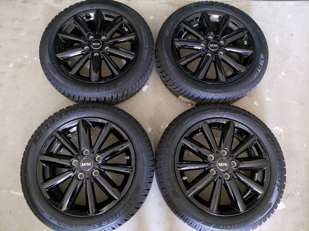 Nieuwe 16 inch velgen met winterbanden Mini F55 / F56 / F57, Auto-onderdelen, Ophalen, Gebruikt, 16 inch, 175 mm