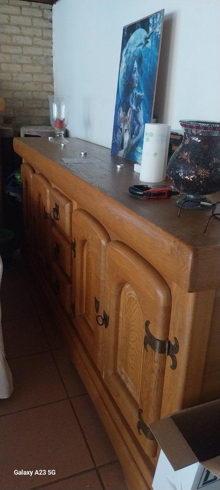 dressoir, Ophalen