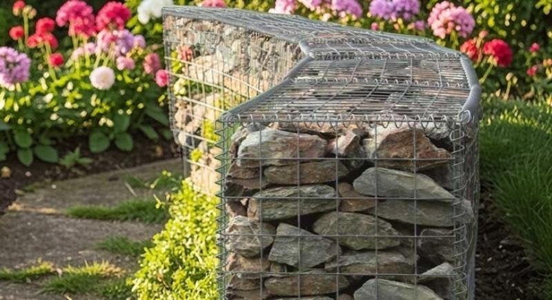 Superpromo! Nieuwe steenkorf, gaboon van Betafence -70%, Ophalen, Nieuw