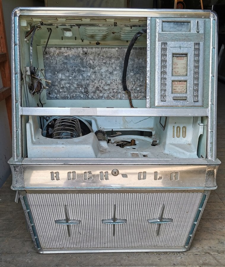 Rock Ola 1484 bleu, Collections, Machines | Jukebox, Enlèvement, Utilisé, Rock Ola