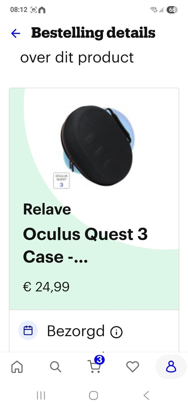 Meta quest 3S, Ophalen