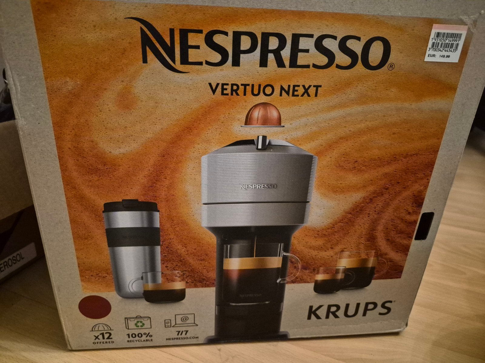 Nespresso vertuo next neuve, Neuf, Machine à espresso, Réservoir d'eau amovible, Enlèvement ou Envoi