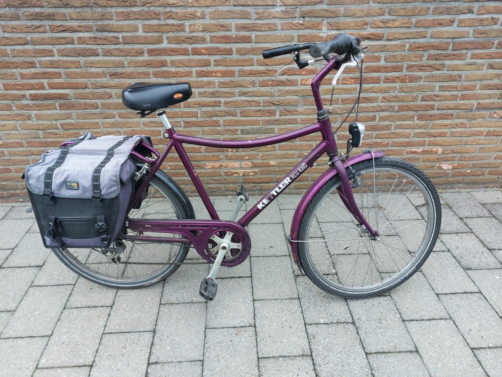 Herenfiets, Ophalen, Gebruikt, Velgrem, Handrem