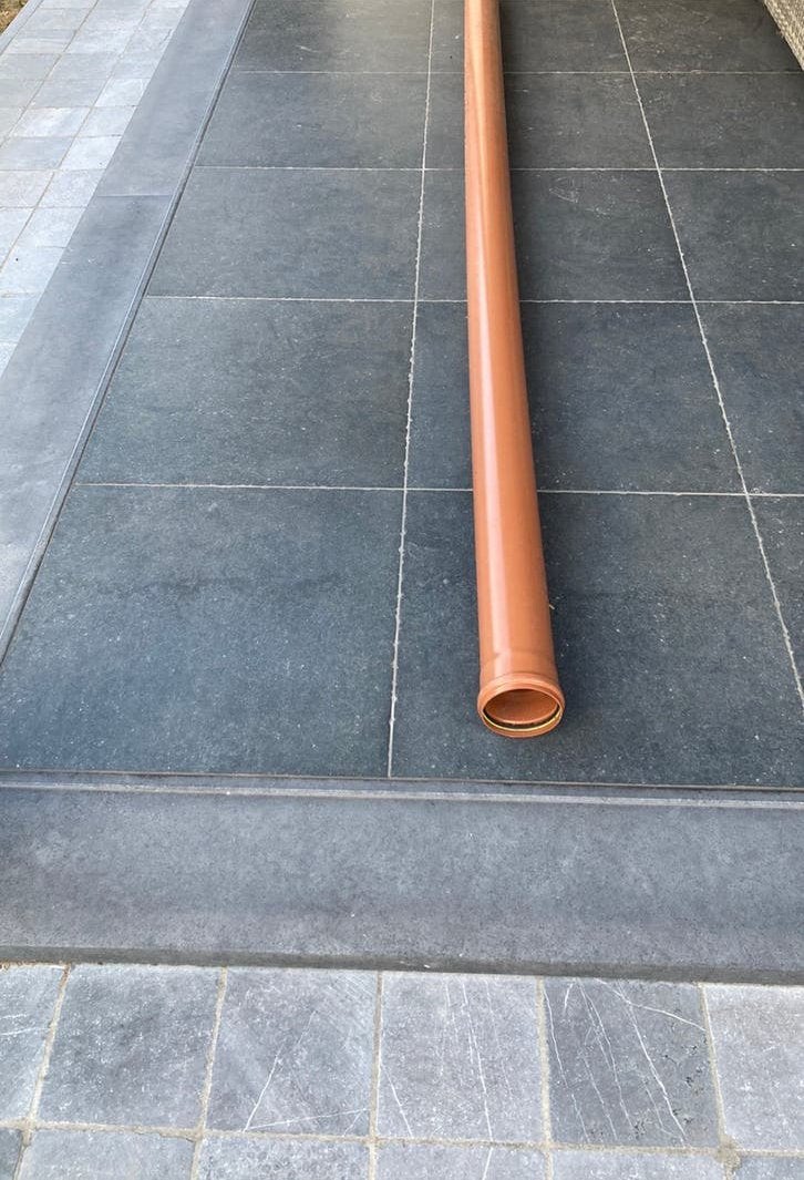 Scala rioolbuis oranje met mof nieuw 125 mm x 3 mtr - Aalter, Ophalen, PVC, Nieuw, 80 mm of meer