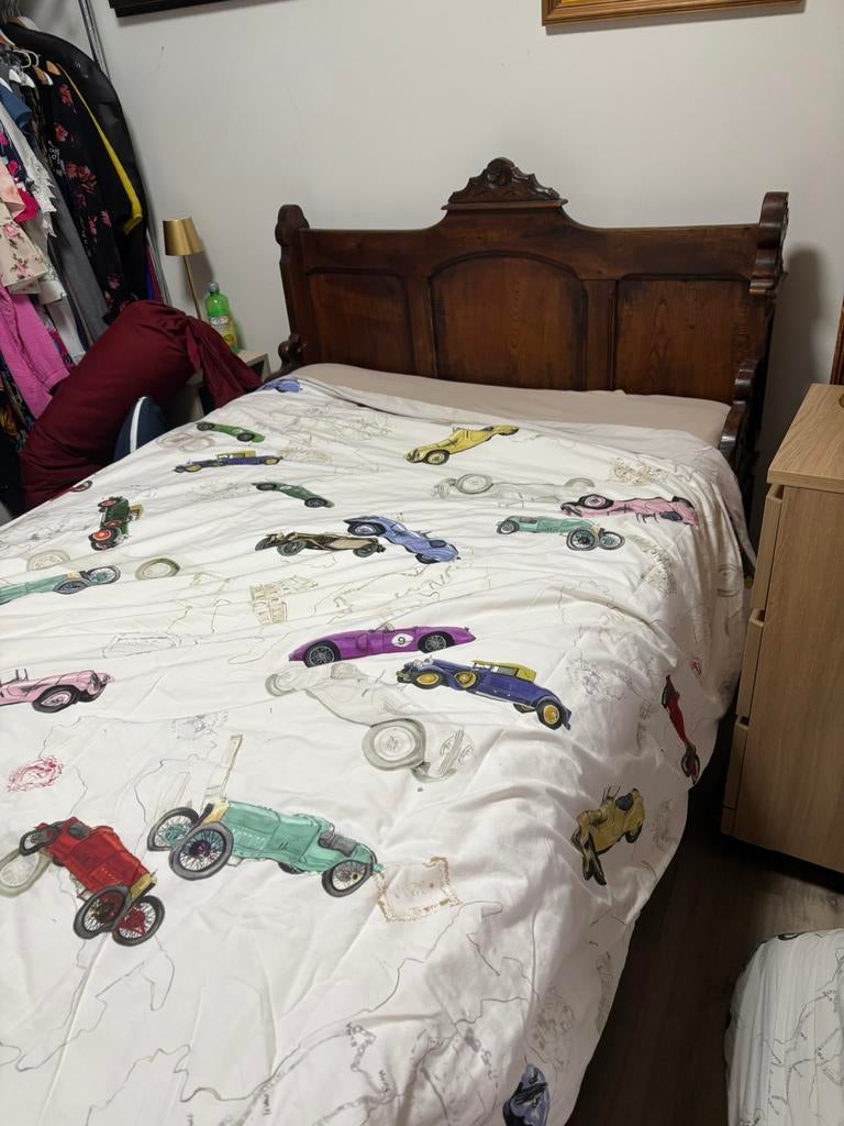 Twijfelaar bed antiek, Ophalen, Gebruikt, Twijfelaar, Antiek
