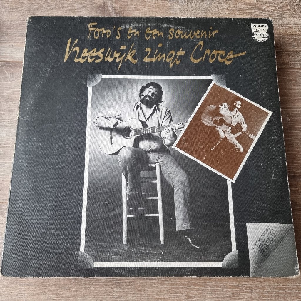 LP Cornelis Vreeswijk – Foto's En Een Souvenir:  Zingt Croce, Cd's en Dvd's, LP, Gebruikt, Ophalen of Verzenden, Pop