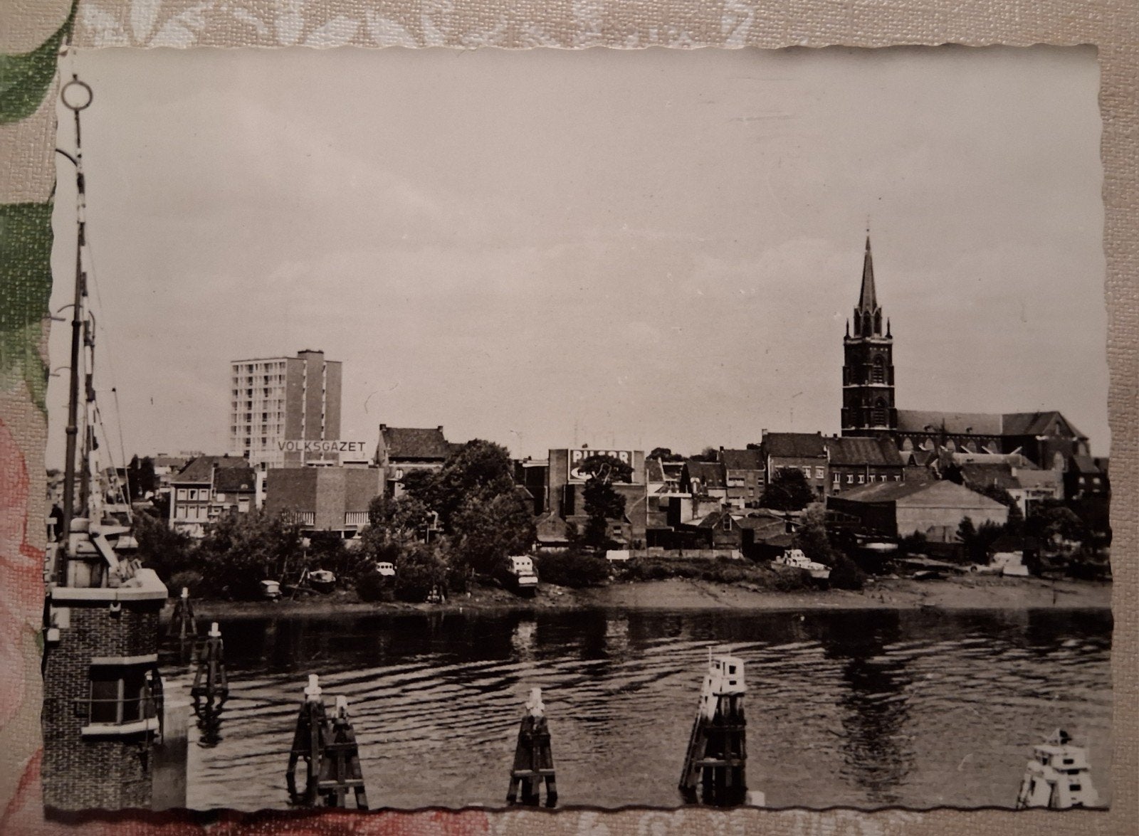 vintage Postkaart Panorama van Boom, Ophalen of Verzenden