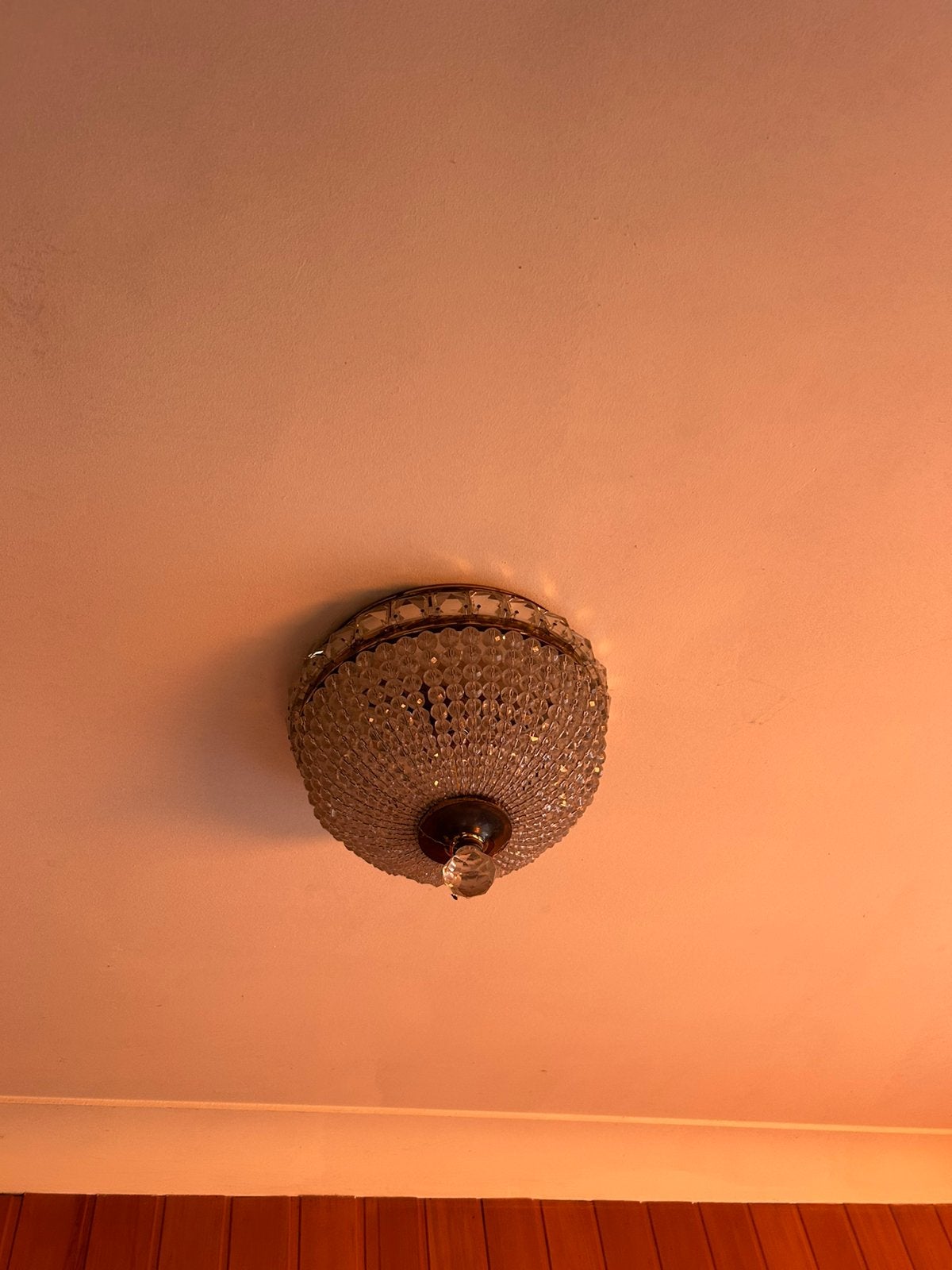 Antieke plafondlamp, Ophalen, Zo goed als nieuw, Plafondlamp