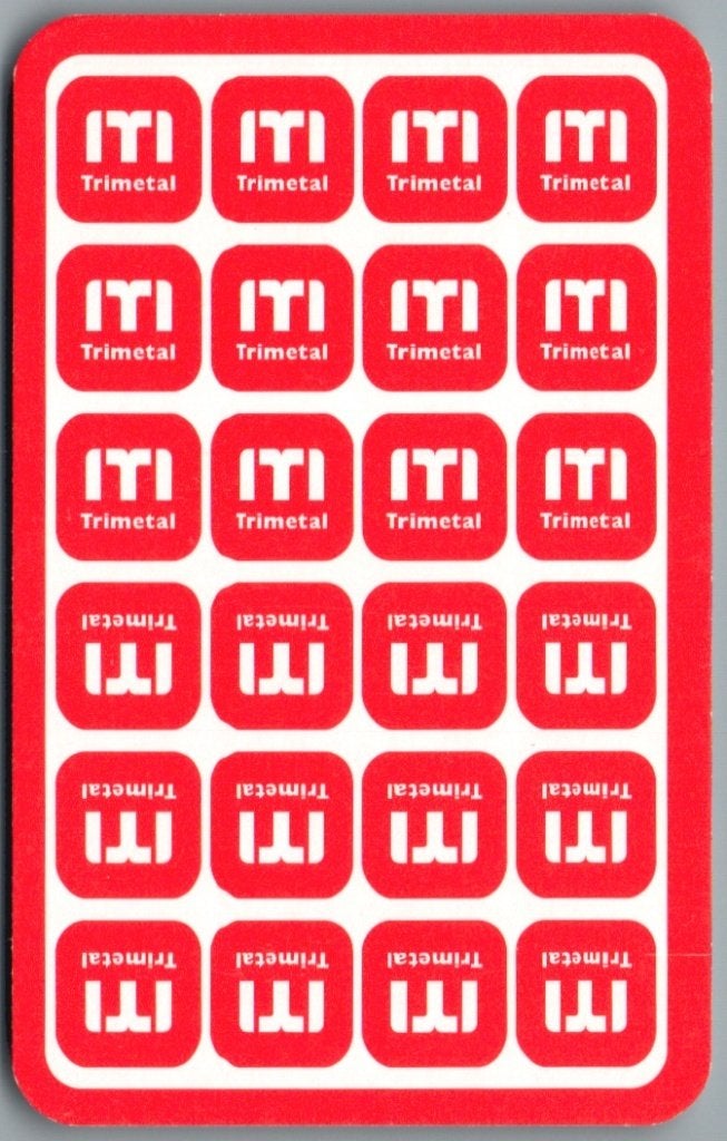 speelkaart - LK15149 - Trimetal verf, Envoi, Comme neuf, Carte(s) à jouer