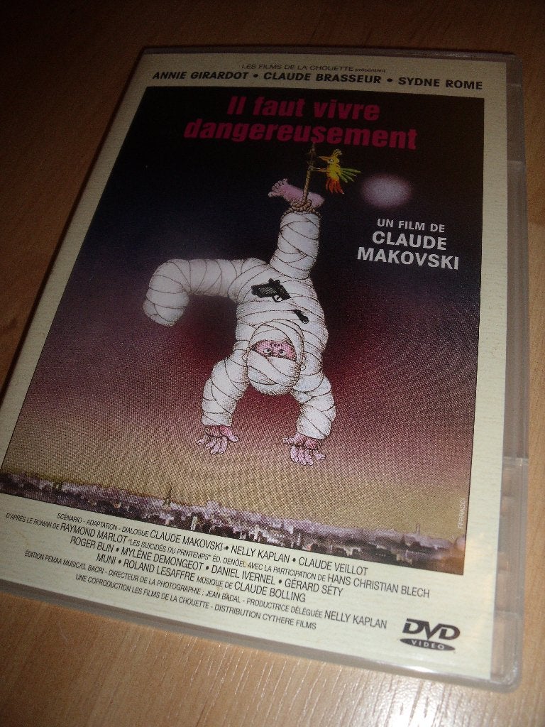 Il faut vivre dangereusement (Claude Brasseur, A Girardot), Cd's en Dvd's, 1960 tot 1980, Vanaf 9 jaar, Ophalen of Verzenden, Zo goed als nieuw