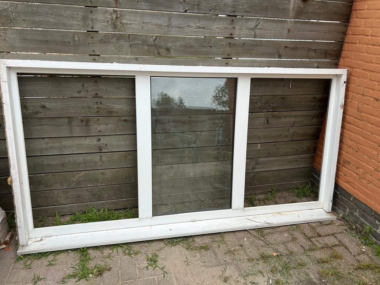 PVC Raam dubbel glas (2 vleugels), Doe-het-zelf en Bouw, Ophalen
