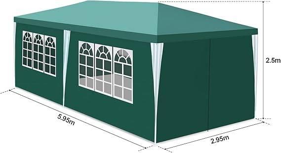 feesttent, tuintent, partytent, Jardin & Terrasse, Tonnelles, Comme neuf, Tente de réception, 2 mètres ou plus, 5 à 8 mètres, Moins de 4 mètres