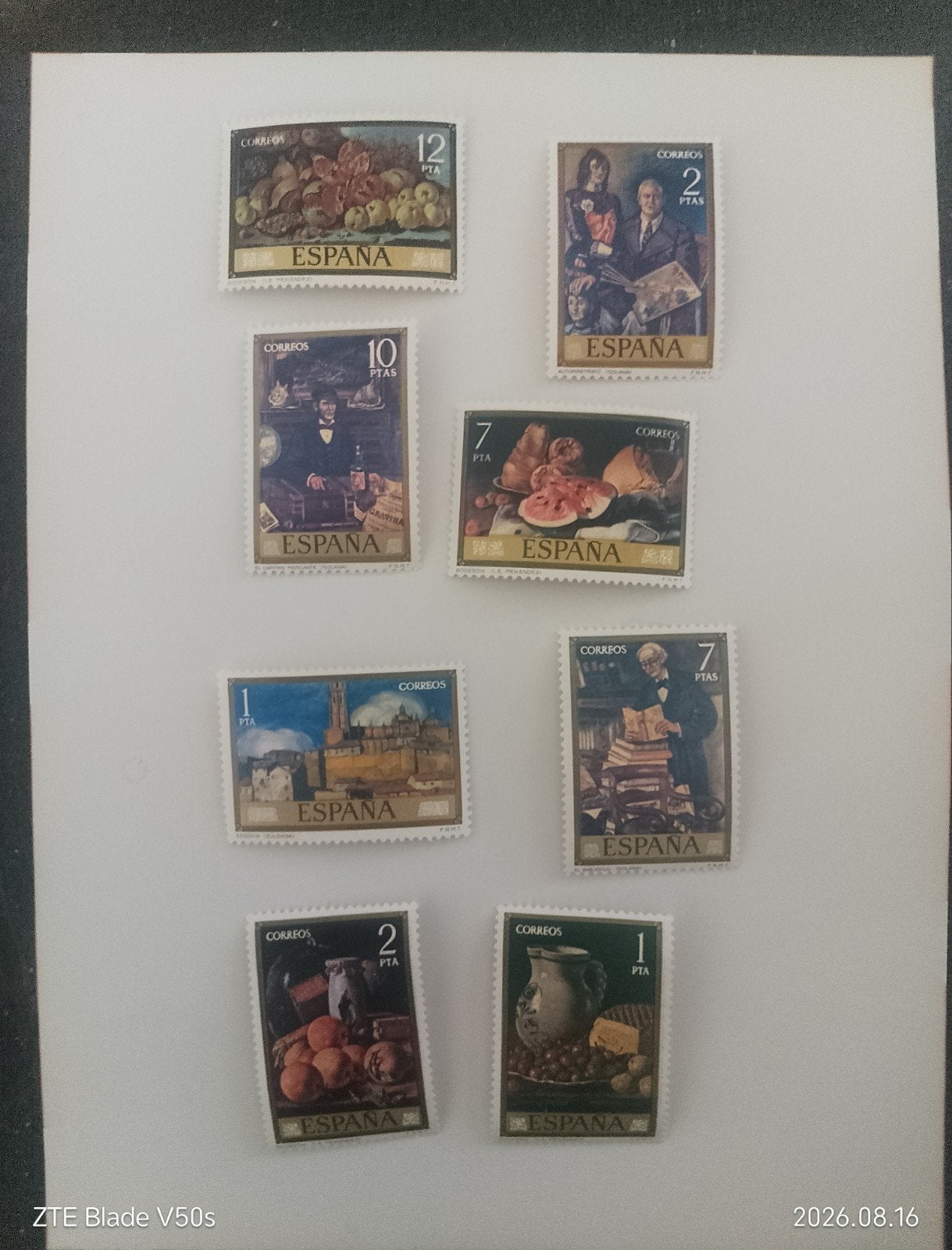 8 Postzegels history, Enlèvement ou Envoi