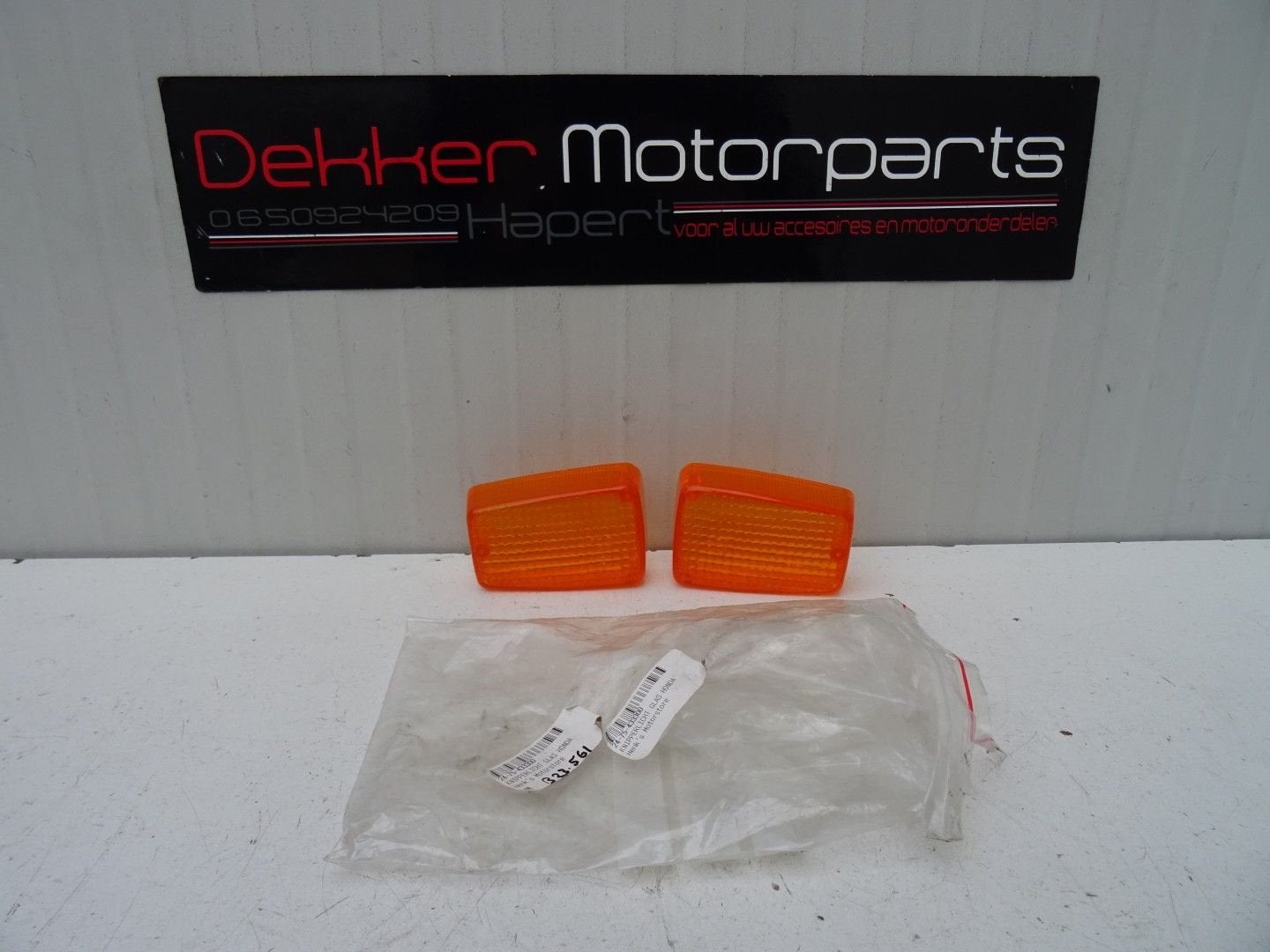 Linker + Rechter Knipperlicht Glas Honda CB750F 1981-1983, Motoren, -, -, Nieuw, Ophalen of Verzenden