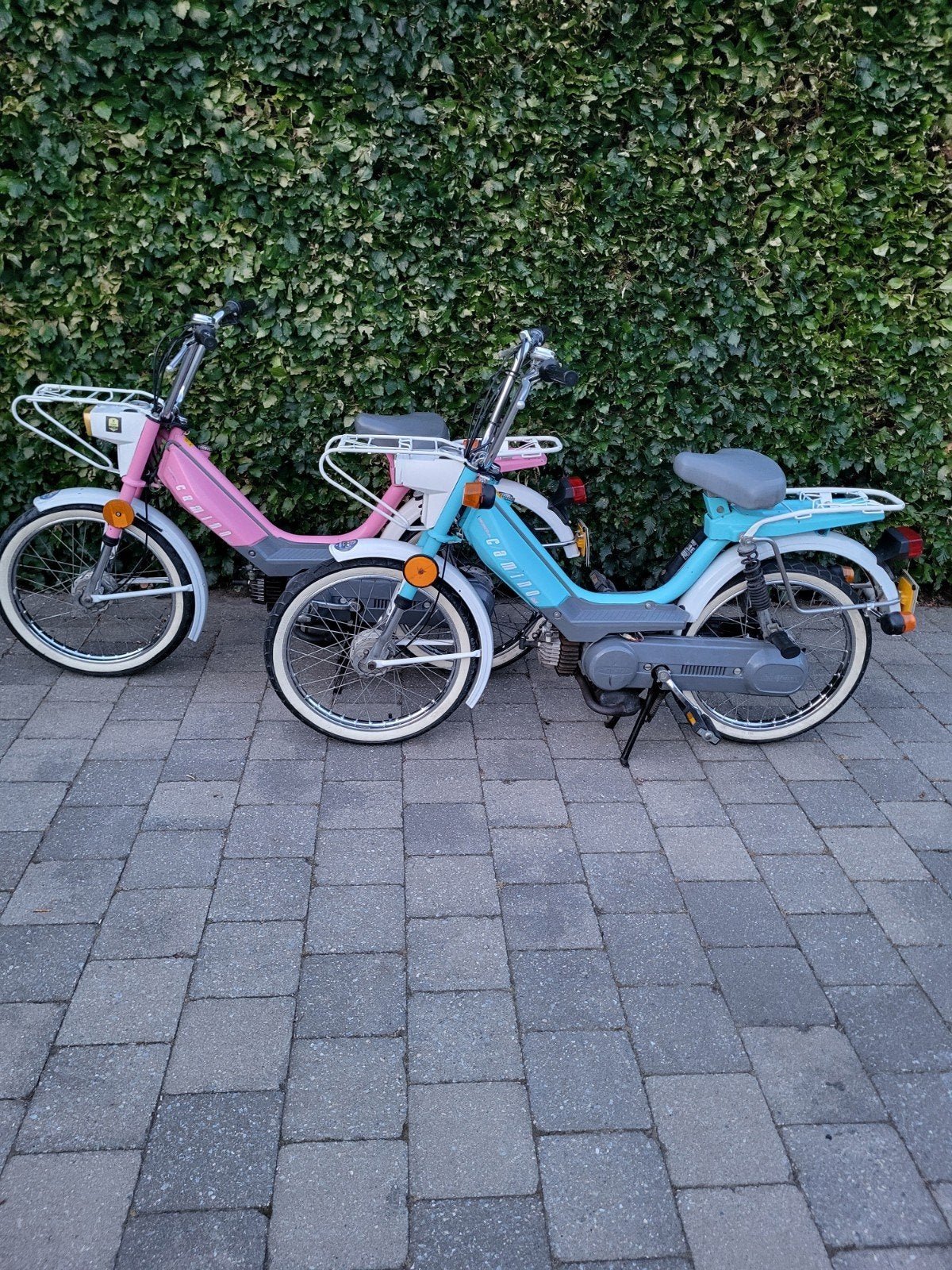 Honda Camino babyblauw en babyroze, B-klasse, Vario 6-bil., Fietsen en Brommers, Brommers | Tomos, Ophalen