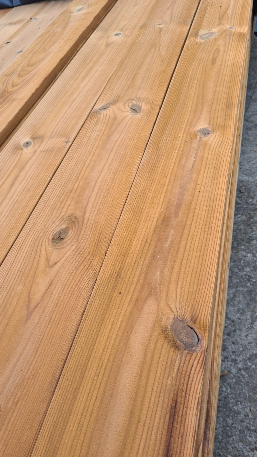 ThermoWood planken B-keuze – 20 x 140 mm, Neuf, Enlèvement ou Envoi, Planche, 300 cm ou plus