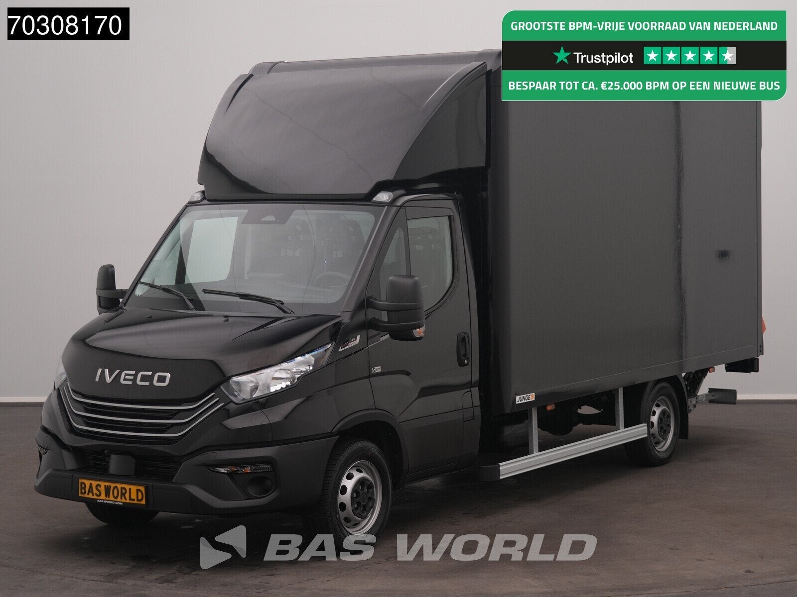 Iveco Daily 35S18 3.0L Automaat Laadklep 180PK Bakwagen ACC, Automaat, Stof, Euro 6, 4 cilinders