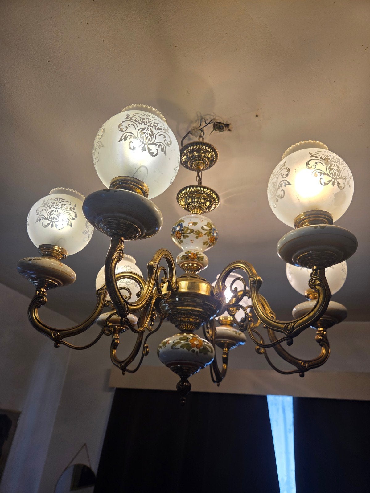 Luster, Huis en Inrichting, Ophalen, Gebruikt, Antiek