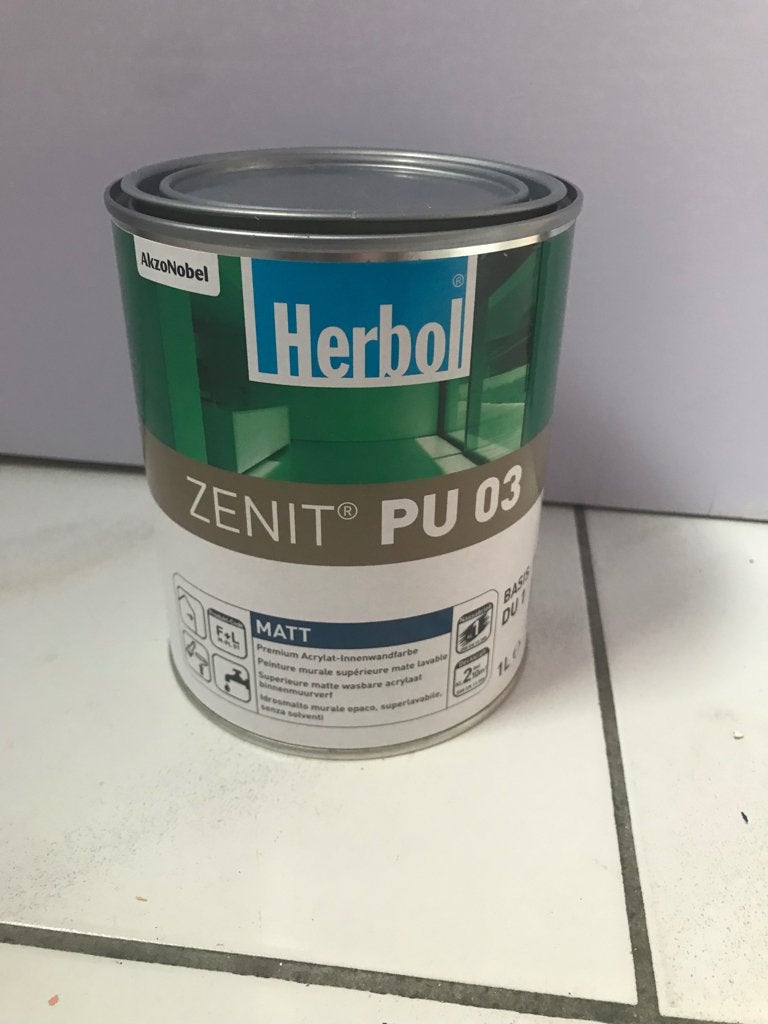 Nieuwe Herbol Zenit PU 03 -Hoogwaardige matte acrylverf lila, Ophalen, Overige kleuren, Nieuw, Verf